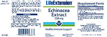 Life Extension Echinacea Extract 250 mg - supplement