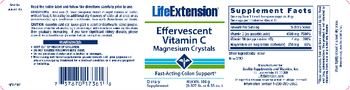 Life Extension Effervescent Vitamin C Magnesium Crystals - supplement