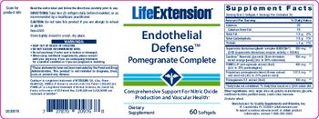 Life Extension Endothelial Defense Pomegranate Complete - supplement