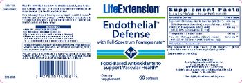 Life Extension Endothelial Defense with Full-Spectrum Pomegranate - supplement