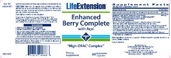Life Extension Enhanced Berry Complete With Acai - supplement