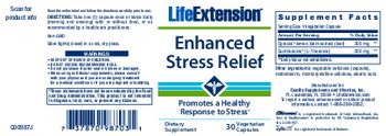 Life Extension Enhanced Stress Relief - supplement
