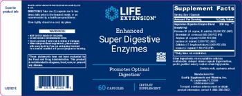 Life Extension Enhanced Super Digestive Enzymes - supplement