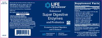 Life Extension Enhanced Super Digestive Enzymes and Probiotics - supplement