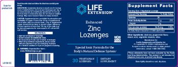 Life Extension Enhanced Zinc Lozenges - supplement