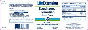 Life Extension Esophageal Guardian Berry Flavor - supplement