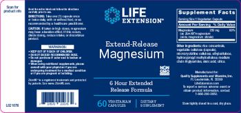 Life Extension Extend-Release Magnesium - supplement