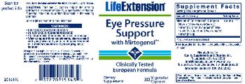 Life Extension Eye Pressure Support - supplement