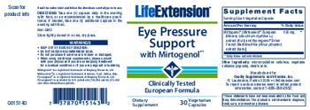 Life Extension Eye Pressure Support - supplement