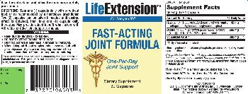 Life Extension Fast-Acting Joint Formula - supplement