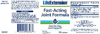 Life Extension Fast-Acting Joint Formula - supplement