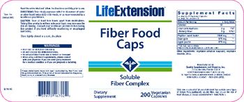 Life Extension Fiber Food Caps - supplement
