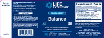 Life Extension FLORASSIST Balance - supplement