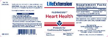 Life Extension FlorAssist Heart Health - supplement