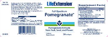 Life Extension Full-Spectrum Pomegranate - supplement