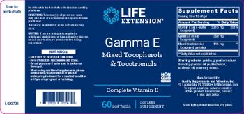 Life Extension Gamma E Mixed Tocopherols & Tocotrienols - supplement