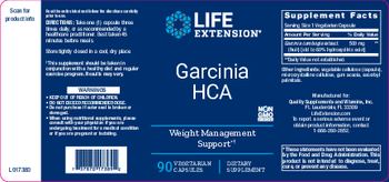 Life Extension Garcinia HCA - supplement