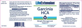 Life Extension Garcinia HCA - supplement