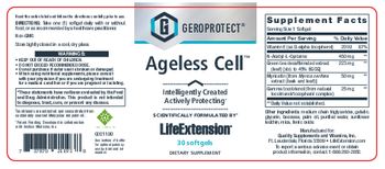 Life Extension GEROPROTECT Ageless Cell - supplement