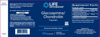 Life Extension Glucosamine/Chondroitin Capsules - supplement