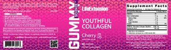 Life Extension Gummy Science Youthful Collagen Cherry - supplement