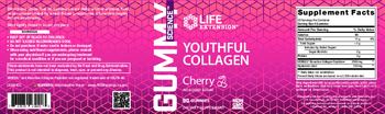 Life Extension Gummy Science Youthful Collagen Cherry - supplement