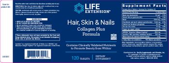 Life Extension Hair, Skin & Nails Collagen Plus Formula - supplement