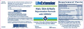 Life Extension Hair, Skin & Nails Rejuvenation Formula with VERISOL - supplement