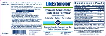 Life Extension Immune Senescence Protection Formula - supplement