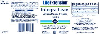 Life Extension Integra-Lean 150 mg - supplement