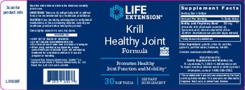 Life Extension Krill Healthy Joint Formula - supplement