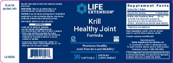 Life Extension Krill Healthy Joint Formula - supplement