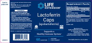 Life Extension Lactoferrin Caps - supplement