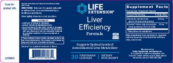 Life Extension Liver Efficiency Formula - supplement