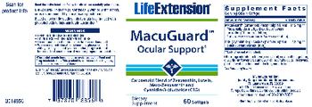 Life Extension MacuGuard Ocular Support - supplement