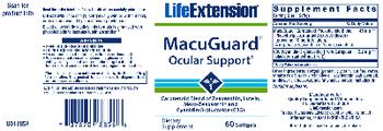 Life Extension MacuGuard Ocular Support - supplement