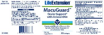 Life Extension MacuGuard Ocular Support With Astaxanthin - supplement