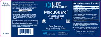 Life Extension MacuGuard Ocular Support with Saffron - supplement