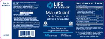Life Extension MacuGuard Ocular Support with Saffron & Astaxanthin - supplement