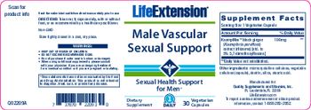 Life Extension Male Vascular Sexual Support - supplement