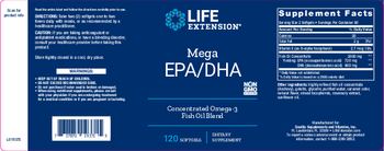 Life Extension Mega EPA/DHA - supplement