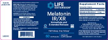 Life Extension Melatonin IR/XR - supplement