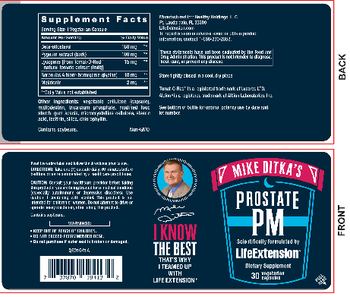 Life Extension Mike Ditka's Prostate PM - supplement