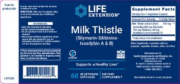 Life Extension Milk Thistle - supplement
