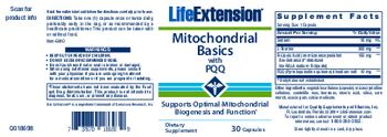 Life Extension Mitochondrial Basics with PQQ - supplement