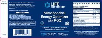 Life Extension Mitochondrial Energy Optimizer with PQQ - supplement