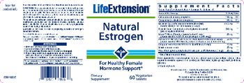 Life Extension Natural Estrogen - supplement