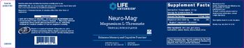 Life Extension Neuro-Mag Tropical Punch Flavor - supplement