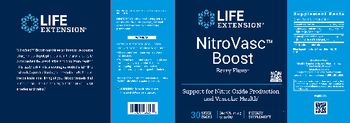 Life Extension NitroVasc Boost Berry Flavor - supplement