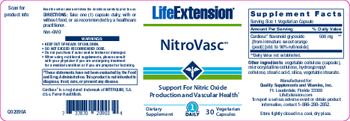 Life Extension NitroVasc - supplement